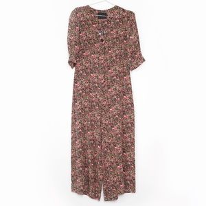 No. 6 Store, pink, black, green jumpsuit size 1